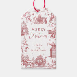 Kerstfeest Chinees Porselein Cadeaulabel