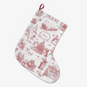 Kerstfeest Chinoiserie Grote Kerstsok (Voorkant (Hangend))