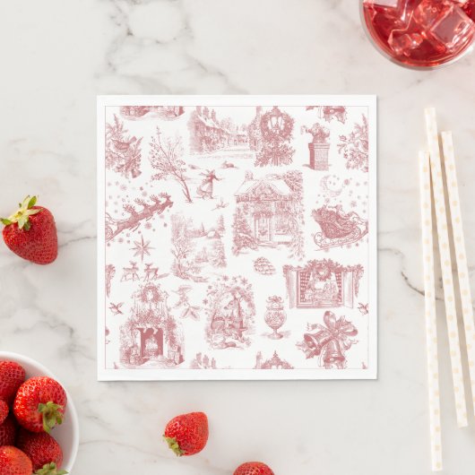 Kerstfeest Chinoiserie Servet (Insitu)