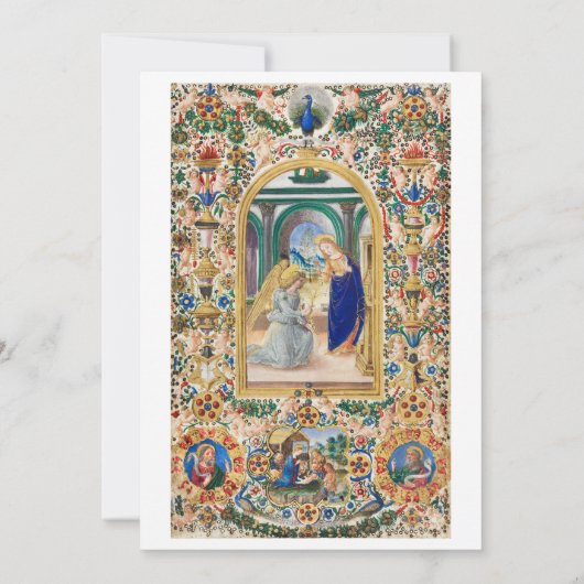 Kerstfeest Christelijk Geloof Jezus Religieus Kaart (Achterkant)