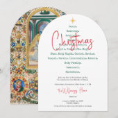 Kerstfeest Christelijk Geloof Jezus Religieus Kaart (Voorkant / Achterkant)