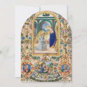 Kerstfeest Christelijk Geloof Jezus Religieus Kaart (Achterkant)