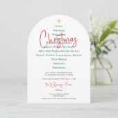 Kerstfeest Christelijk Geloof Jezus Religieus Kaart (Staand voorkant)