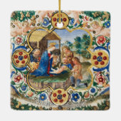 Kerstfeest Christelijk Geloof Jezus Religieus Keramisch Ornament (Achterkant)