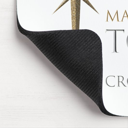 Kerstfeest Christelijke Faith Star: geboorte en kr Muismat (Hoek)