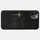 Kerstfeest Christelijke Faith Star: Geboorteplaats Case-Mate iPhone Case (Achterkant (horizontaal))