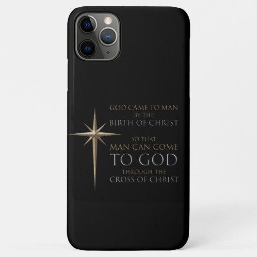 Kerstfeest Christelijke Faith Star: Geboorteplaats Case-Mate iPhone Case (Achterkant)