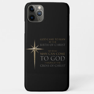Kerstfeest Christelijke Faith Star: Geboorteplaats Case-Mate iPhone Case