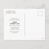 Kerstfeest Cocktail Kerstfeest Borrel Afspraak Bew Feestdagenkaart (Achterkant)