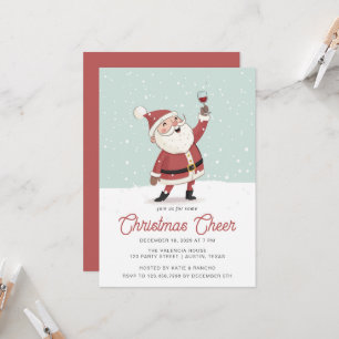 Kerstfeest Cocktailparty met Sinterklaas Kaart