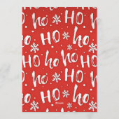 Kerstfeest Cocktailparty Uitnodiging (Achterkant)