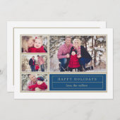 KERSTFEEST COLLAGEKAART | KERSTMISE FEESTDAGENKAART (Voorkant / Achterkant)