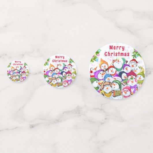 Kerstfeest Confetti (Voorkanten)