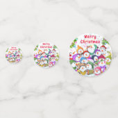 Kerstfeest Confetti (Achterkanten)