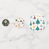 kerstfeest confetti (Achterkanten)