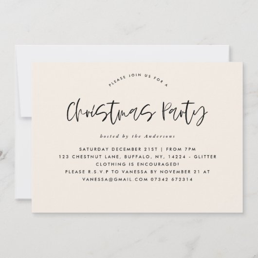 Kerstfeest cookie rood rustieke vakantie kaart (Achterkant)