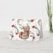 Kerstfeest Cookie-uitwisseling Thema Peperkoek (Achterkant)