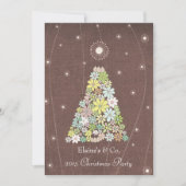 Kerstfeest Corporate Work Zakelijke Functie Kaart (Voorkant)