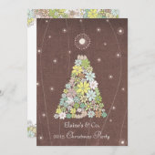 Kerstfeest Corporate Work Zakelijke Functie Kaart (Voorkant / Achterkant)