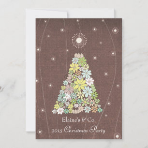 Kerstfeest Corporate Work Zakelijke Functie Kaart