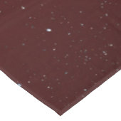Kerstfeest Crystal Snowflakes Red Rustic Tafelkleed (Gekanteld)