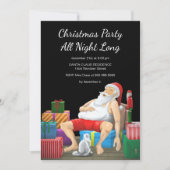 Kerstfeest de hele nacht lang kaart (Voorkant)