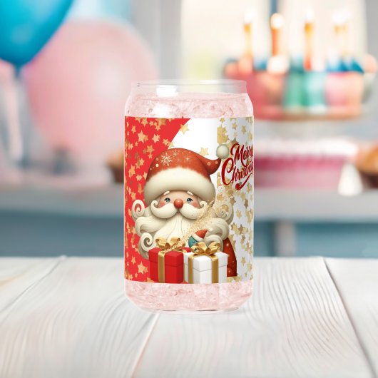 Kerstfeest decoratie blikvorm glas (Insitu (Baby Shower))