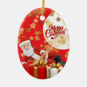 Kerstfeest decoratie ornament (Voorkant)