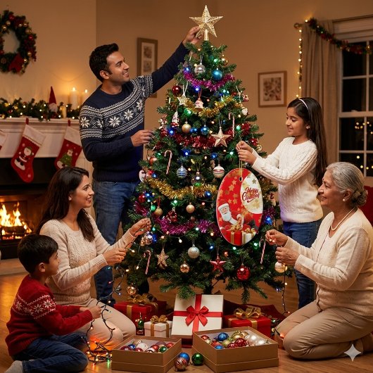 Kerstfeest decoratie ornament