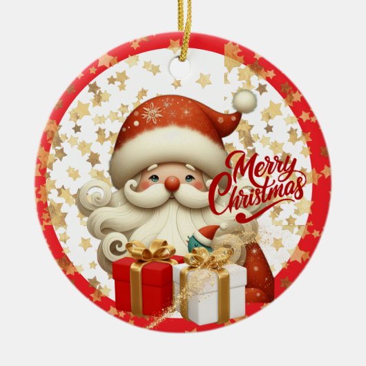 Kerstfeest decoratie ornament🎅 (Voorkant)