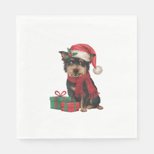 Kerstfeest Decoratie Santa Affenpinscher Hond Chri Servet