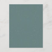 kerstfeest | Detail wintergasten Waterverf Informatiekaartje (Achterkant)