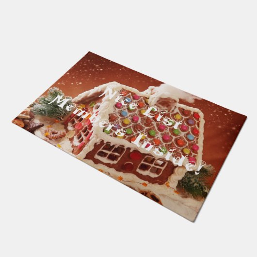 kerstfeest deurmat (Schuin)