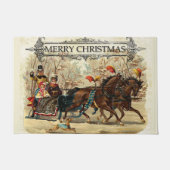 kerstfeest deurmat (Voorkant)