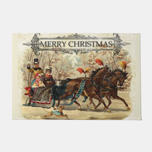  kerstfeest deurmat (Voorkant)