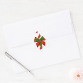 Kerstfeest Dierenfeestdag - Versiering van de kers Sticker (Envelop)