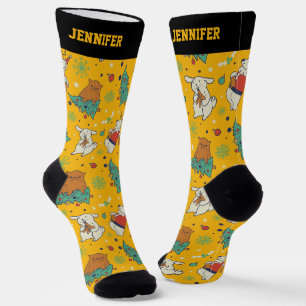 Kerstfeest Dierenpatroonfeest Winterfeestdag Sokken