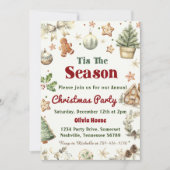 Kerstfeest Dit Het Seizoen Cookies Kaart (Voorkant)