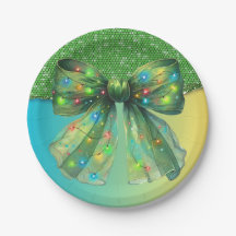 Kerstfeest Druppel Bling Merry Xmas Lights Bow