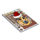 KERSTFEEST DUITSE HERDER NOTITIEBOEK (Rechterzijde)