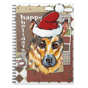KERSTFEEST DUITSE HERDER NOTITIEBOEK
