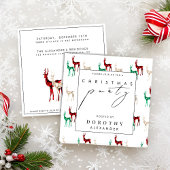 Kerstfeest Edelsteen Kristal Rendier Kaart