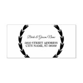 Kerstfeest Elegant verlaat Vintage Zelfinktende Stempel (Design)