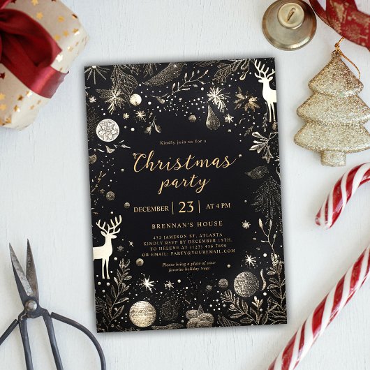 Kerstfeest Elegante feestelijke vakantie Kaart