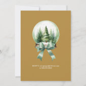 Kerstfeest Elegante gouden sterren Kaart (Achterkant)