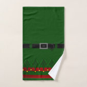 Kerstfeest Elf Bath Towel sets Holiday Elf Towels Bad Handdoek (Handdoek)
