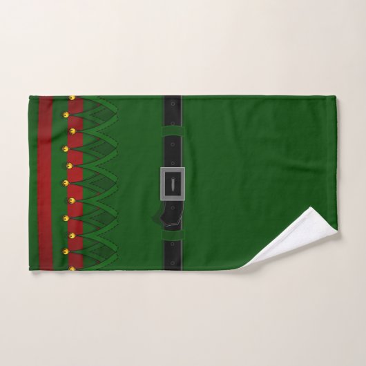 Kerstfeest Elf Bath Towel sets Holiday Elf Towels Bad Handdoek (Handdoek)