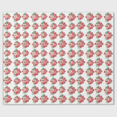 Kerstfeest Elf Familie 4 Foto SO ELFn CUTE Gezegde Cadeaupapier (Vlak)