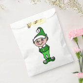 kerstfeest Elf Favor Cookie Treat Bag Bedankzakje (Gezegeld)