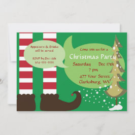 Kerstfeest Elf Kaart